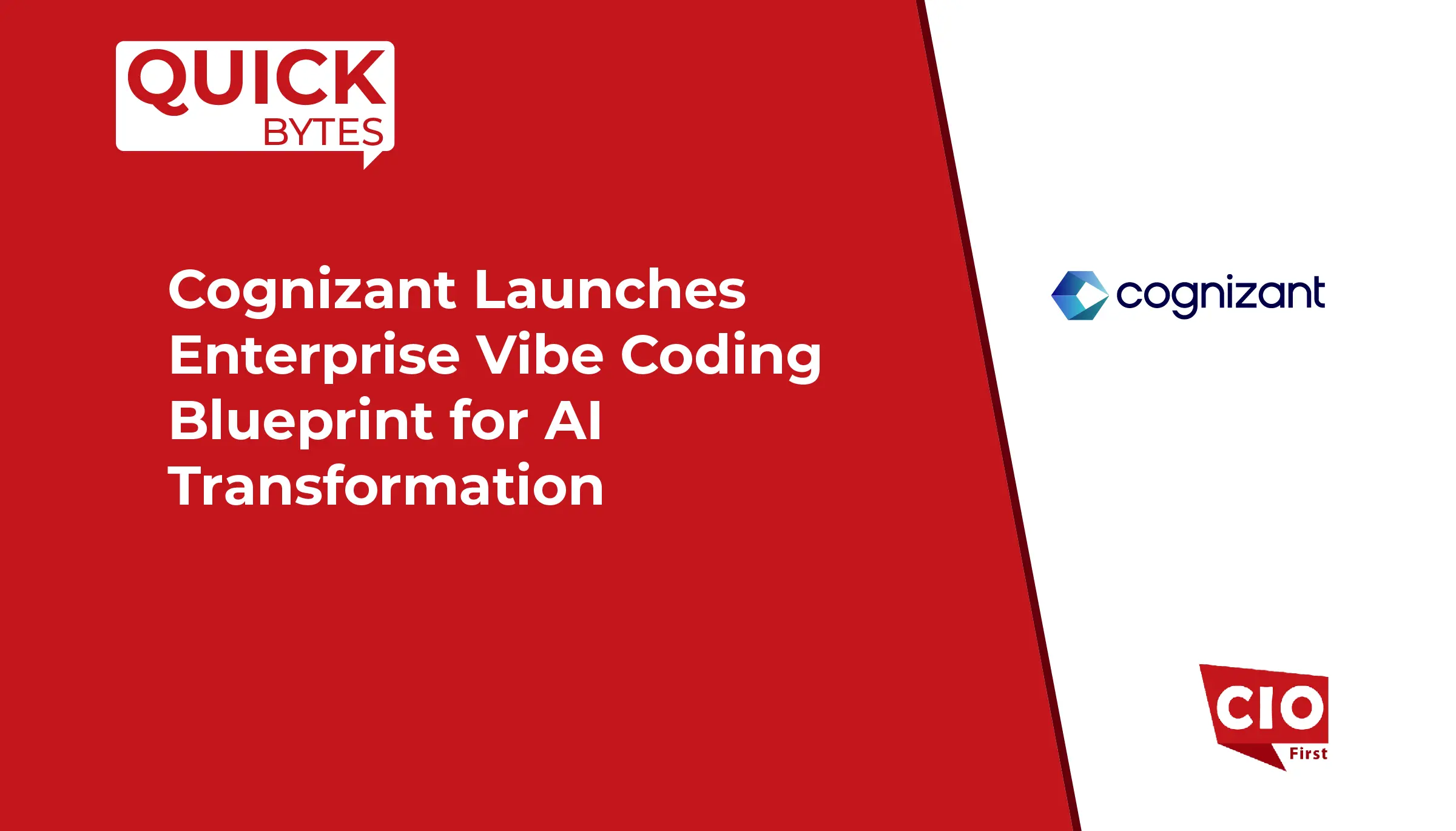 Cognizant Launches Enterprise Vibe Coding Blueprint for AI Transformation