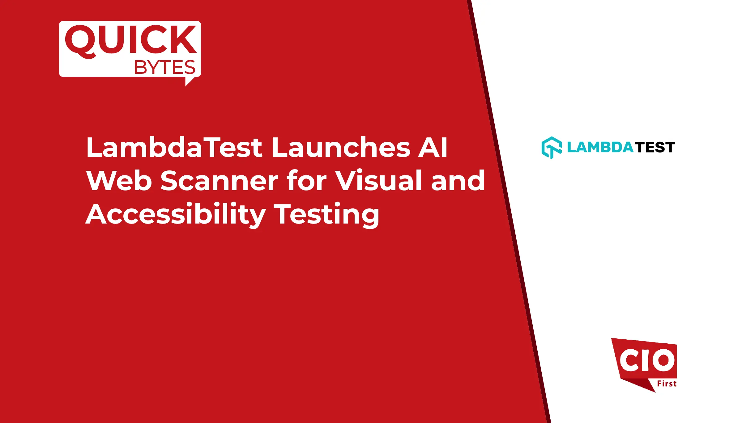 LambdaTest Launches AI Web Scanner for Visual and Accessibility Testing