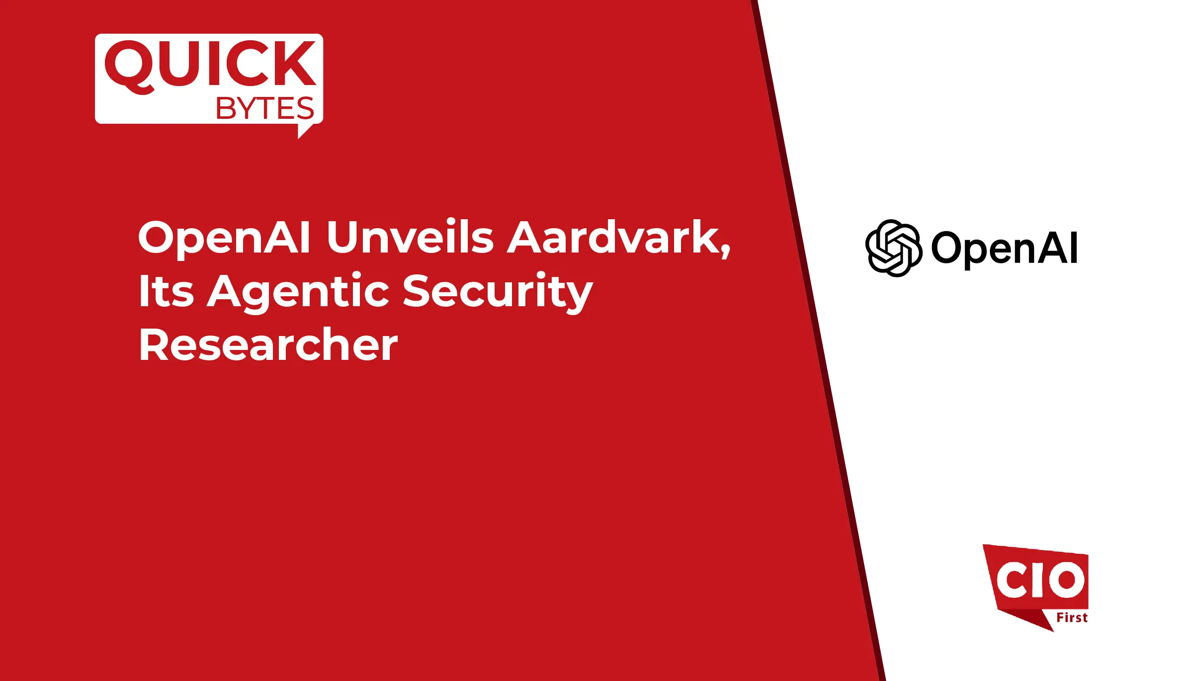 OpenAI Unveils Aardvark, Its Agentic Security Researcher