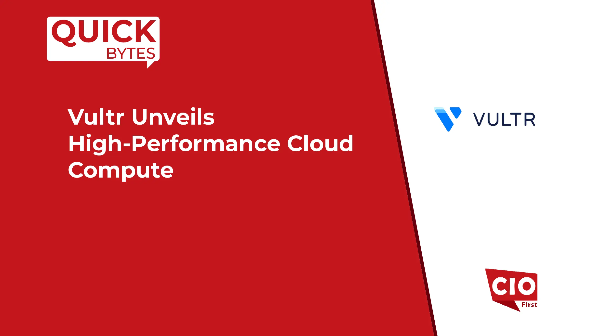 Vultr Unveils High-Performance Cloud Compute