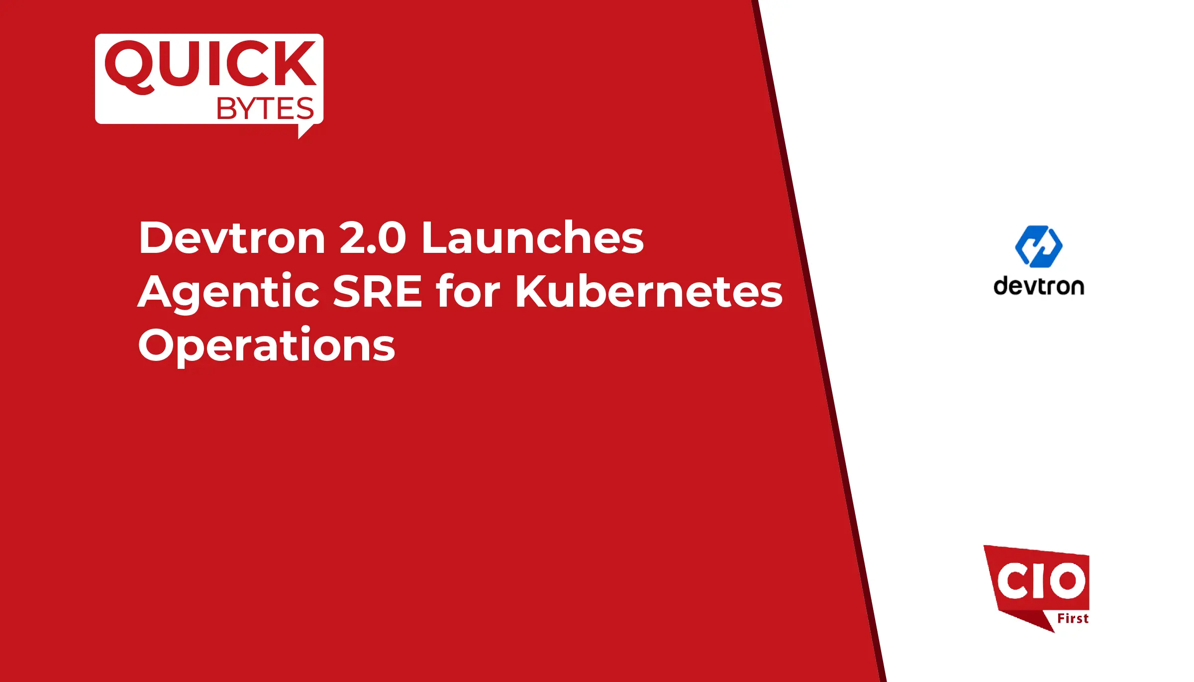 Devtron 2.0 Launches Agentic SRE for Kubernetes Operations