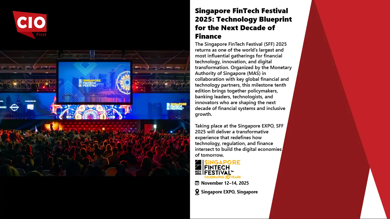 Singapore FinTech Festival 2025: Technology Blueprint for the Next Decade of Finance
