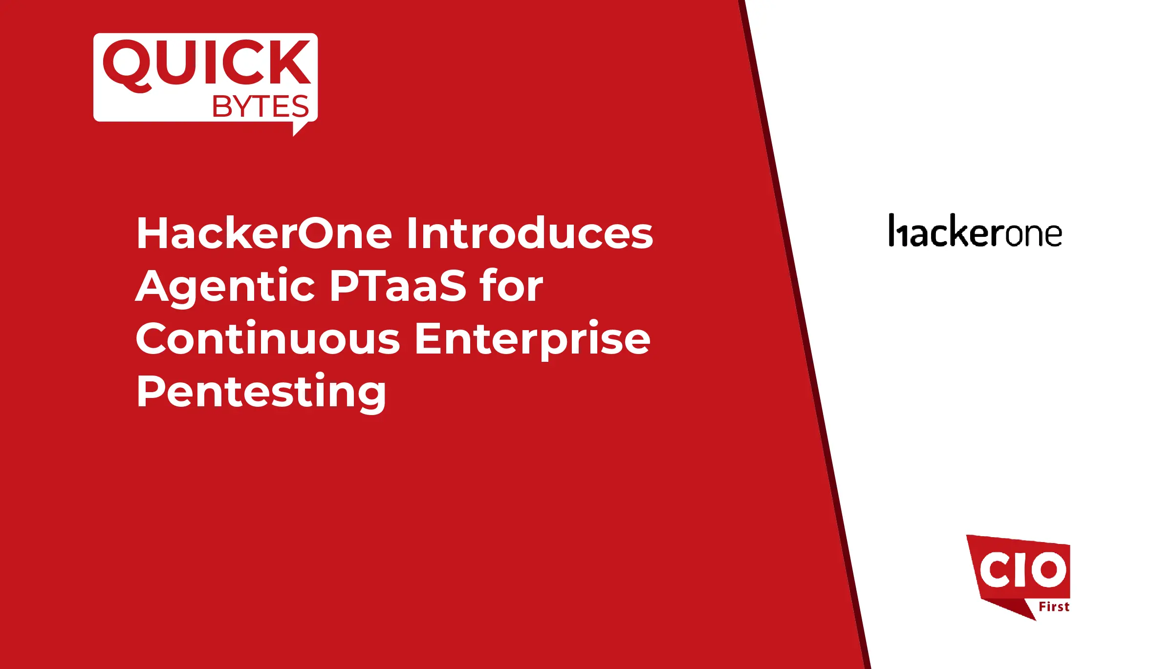 HackerOne introduced Agentic Pentest as a Service (Agentic PTaaS), which is a new model that aims to offer continuous security validation