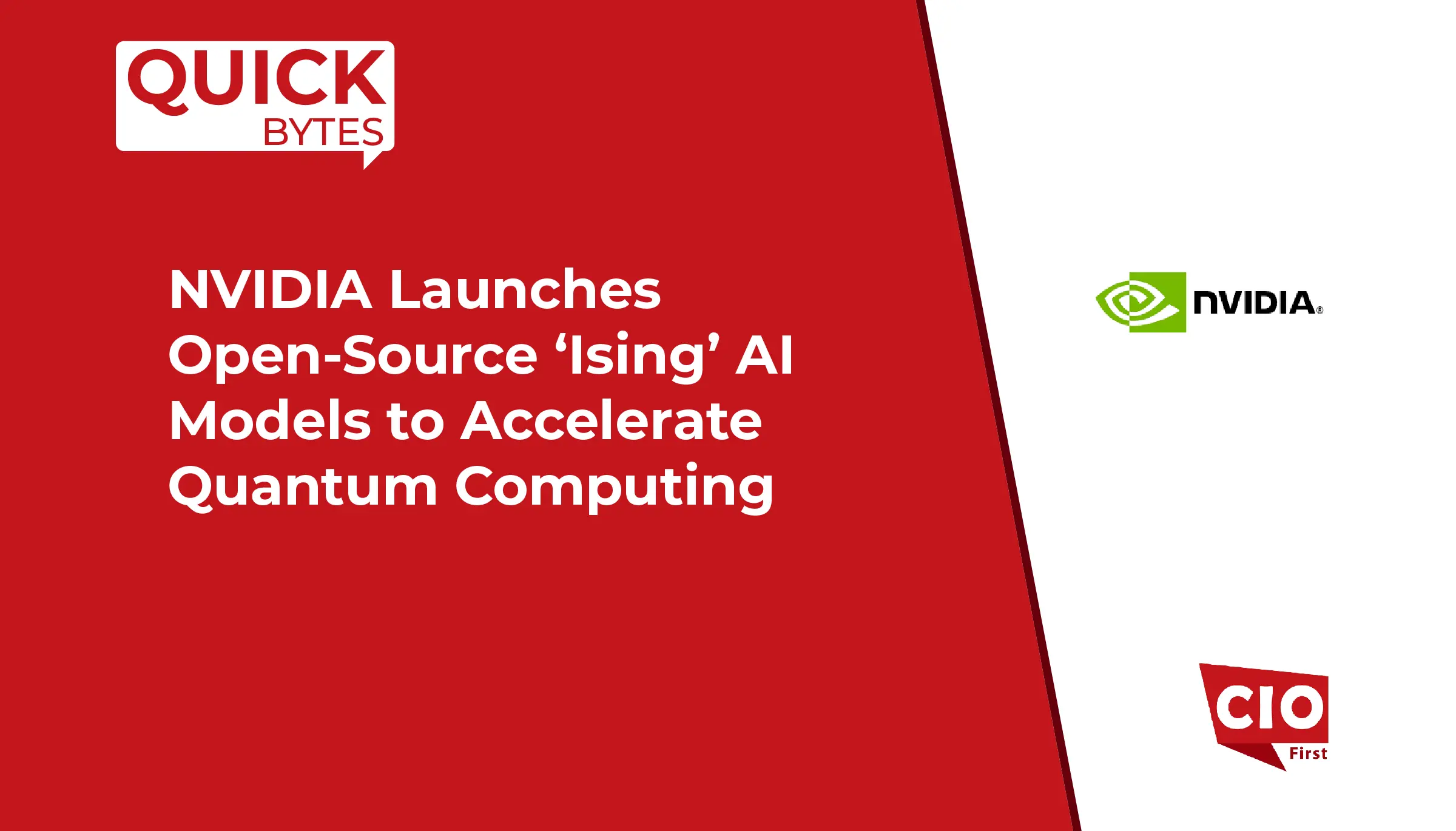NVIDIA Launches Open-Source ‘Ising’ AI Models