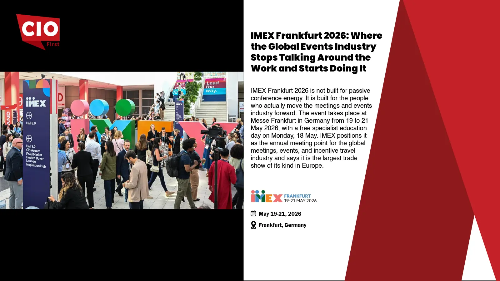 IMEX Frankfurt 2026